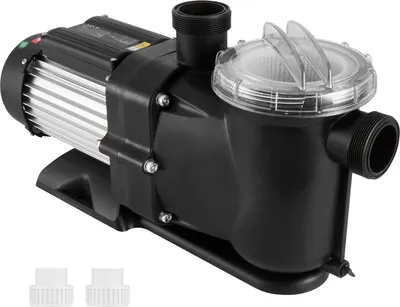 Immagine prodotto di Pompa per piscine fuori terra SucceBuy, 1,5 HP, 100 GPM di portata massima, pompa per piscine a velocità singola, 220 V, 2850 giri/min, 15 m di prevalenza massima, pompa per piscine con cestello filtrante