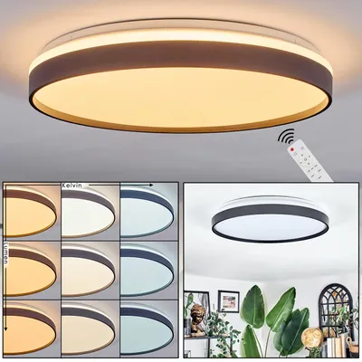 Produktbild von Canino Deckenlampe aus Metall/Kunststoff in Schwarz/Weiß