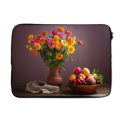Produktbild von MuchoWow® Laptop Hülle 14 ZollStillleben - Sommer - Farben Laptoptasche - Laptoptasche - Stoßsicher - Schutzhaube