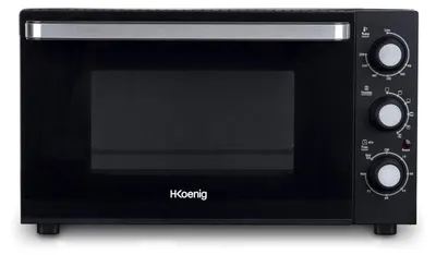 Obrázok produktu pre H.Koenig FO30, Malá, Elektrická rúra, 30 L, 1500 W, 30 L, 0 - 230 °C