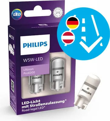 Produktbild von Philips LED Ultinon Pro6000 LED mit Straßenzulassung* 6000K