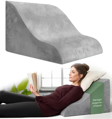 Kissenbezug für Aderkissen, grau, 40x60 cm, Polyester