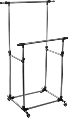 Produktbild von 5 five simply smart - Doppelter edelstahl-kleiderständer "venus"