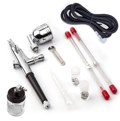 Airbrush-Pistolen-Kit, Doppelwirkung, 0,2/0,3/0,5 mm Nadel