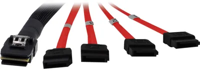 Immagine prodotto di Inter-Tech SFF 8087 - 4 x SATA 1m nero