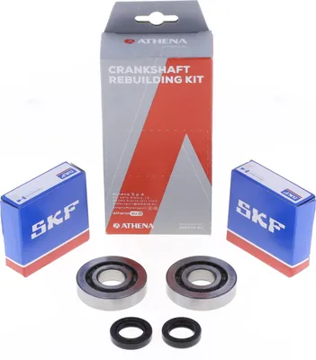 Image de Jeu de paliers de vilebrequin avec joints à lèvres Athena SKF pour Gilera / Piaggio P4E0480444002