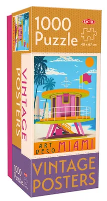 Image de Tactic Vintage Miami 1000 pièces, 1000 pièces, Ville, 9 ans