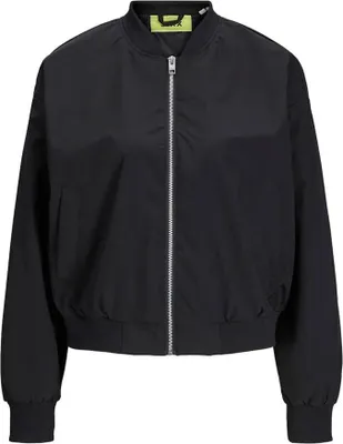 Produktbild von Jack & Jones 12272840_2161_L, Bomber, Uni, Erwachsener, Reißverschluss, Polyester, Schwarz