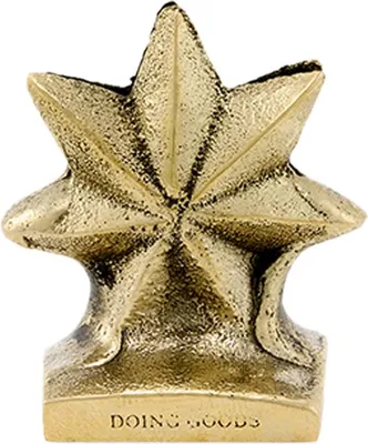 Produktbild von Doing Goods Oda Star Card Holder - Gold Matt | Sontige Dekoartikel