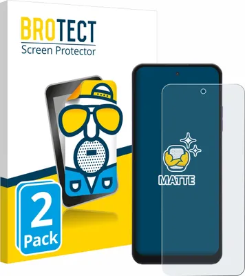 Produktbild von 2x BROTECT Schutzfolie für Hotwav Note 13 Max Displayschutz Displayschutzfolie Folie Matt Entspiegelungsfolie