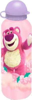Image de Bouteille en aluminium Disney Lotso Strawberry avec bouchon, 500 ml