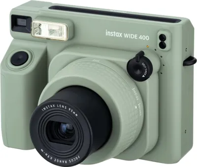 Produktbild von Fujifilm Instax Wide 400, 62 x 99 mm, Grün, 90 s, 86 x 108 mm, 2/2, 0.9 - 3 m