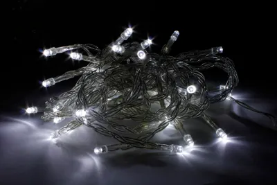 Produktbild von Lex Light LED Lichterkette Batterie Timer 2,85m 20 LEDs kaltweiß Innen