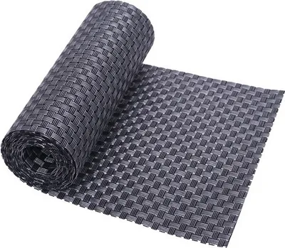 Produktbild von Sichtschutzstreifen videx Rattan 19 x 250 cm silber/anthrazit