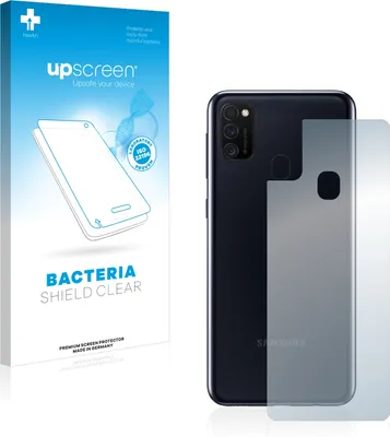 Produktbild von upscreen Schutzfolie für Samsung Galaxy M21 (Rückseite) Antibakterielle Folie Klar Anti-Kratzer