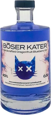 Produktbild von Böser Kater Dragonfruit Gin 500ml 40% Vol.