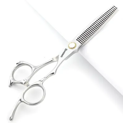 Produktbild von Haarschere 6/6.5 Zoll Japanischer Stahl 440C Dünnschere Ergonomisch