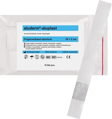 Produktbild von aluderm Fingerverband aluplast 1009192 18x2cm 10 St./Pack.