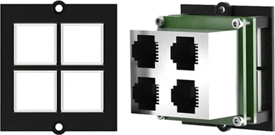 Immagine prodotto di Telaio BACHMANN 4xpulsante 4xRJ11