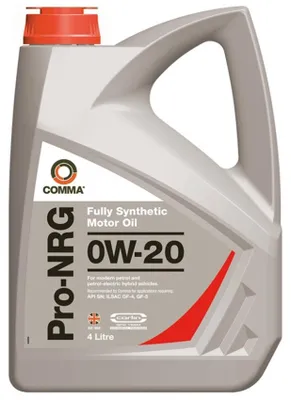 Produktbild von COMMA Pro-NRG für 0W-20 4 Liter Motoröl Motorenöl Synthetisch MS-6395 WSS-M2C946-A DEXOS 1 Öl
