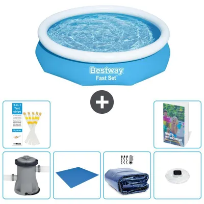 Immagine prodotto di Bestway Fast Set, piscina rotonda - 305x66 cm - 5 pezzi, modello S272