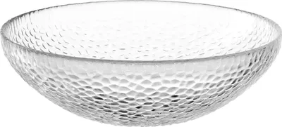 Produktbild von Schale - Ø 22 cm - Transparent - Glas - rissiges Design im Glas