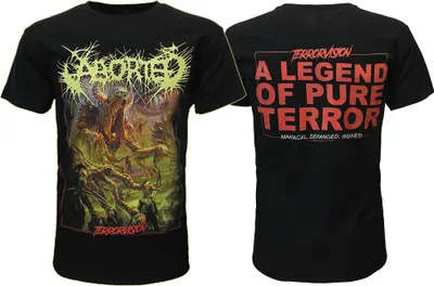 Zdjęcie produktu dla Koszulka z motywem okładki albumu „Aborted Terrorvision” – rozmiar M