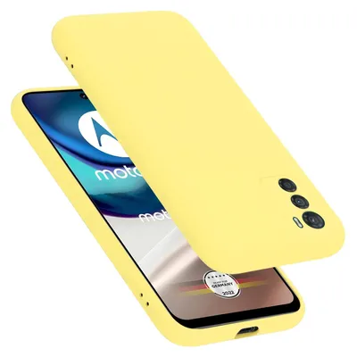 Produktbild von Cadorabo Schutzhülle für Motorola MOTO G42 Hülle in Gelb Handyhülle Case Cover TPU Etui