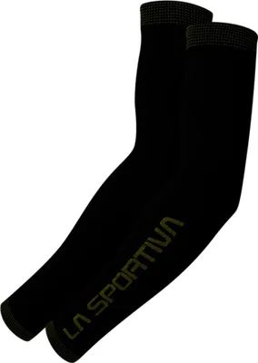 Image de Manchon de bras, modèle "Trace", pour la course en montagne, unisexe - La Sportiva, taille : S/M, couleur : noir/jaune (K00Y00)