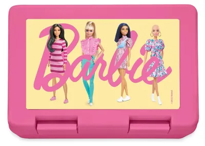 Produktbild von Spreadshirt Barbie Und Ihre Freundinnen Brotdose Lunchbox, One size, Pink