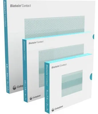 Immagine prodotto di Biatain Contact Cuscinetti di contatto in silicone 15x25 cm non adesivi 5 pezzi