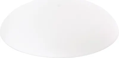Produktbild von Lampenglas Glasschirm Lampenschirm aus Glas mit Loch Ø11mm für Zierelement rund, 390mm Opal weiß