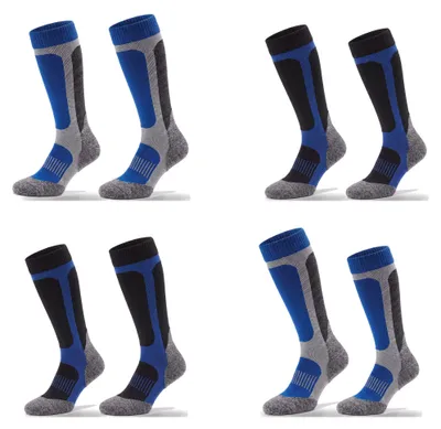 Produktbild von Black Snake Skisocken Damen Herren 4 Paar mit Merinoanteil - 45/47 - Blau/Grau, KI-generiertes Bild