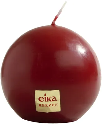 Produktbild von Eika 103610036744 Kugelkerze bordeaux Ø 70 mm