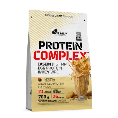 Produktbild von Olimp Protein Complex Molkenproteinkonzentrat Proteinpulver Cookies & Cream 700g