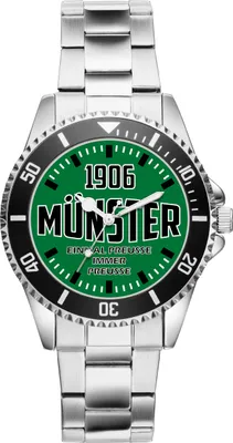Produktbild von KIESENBERG Herrenuhr Armbanduhr Münster Geschenk Fan Artikel Zubehör Fanartikel Analog Quartz Uhr 6100
