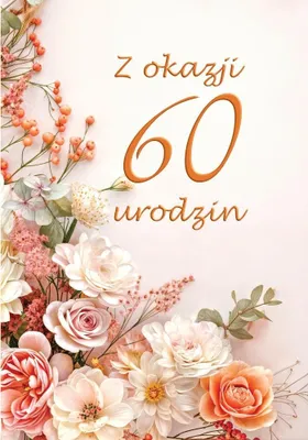 Obrázek produktu pro Přání k 60. narozeninám