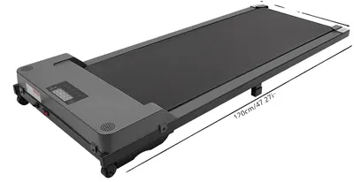 Obrázek produktu pro Běžecký pás pod psacím stolem, tichý motor, LED displej, ŠEDÁ