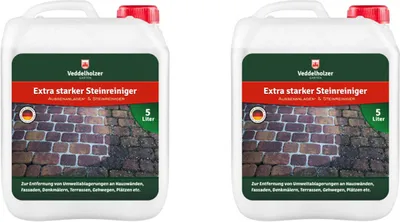 Produktbild von Außenanlagenreiniger Steinreiniger 2 mal 5 Liter Konzentrat mit Langzeitwirkung Germany, Grünbelagentferner ohne Glyphosat Unkrautvernichter