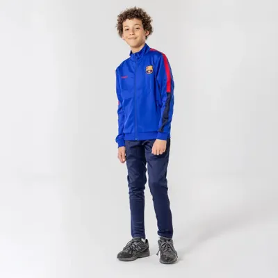 Zdjęcie produktu dla Dres treningowy FC Barcelona niebieski dla dzieci - Rozmiar 128 / 8 lat - Dres treningowy Barca dla dzieci - Produkt oficjalny