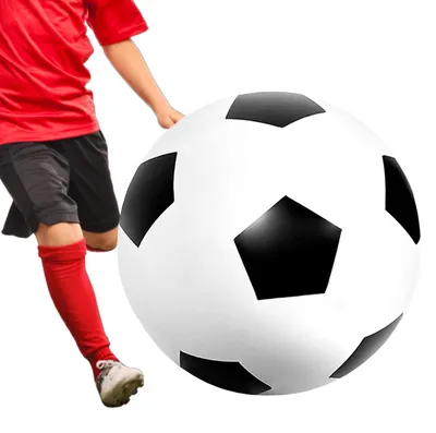 Produktbild von Aufblasbarer XXL Fußball, Ø 60 cm, Outdoor Spiel, großer Ball