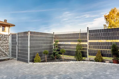Produktbild von Sichtschutzstreifen Polyrattan in anthrazit