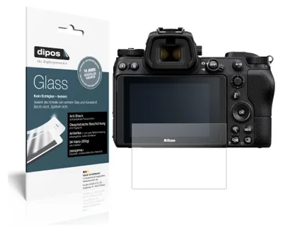 Produktbild von 2x Schutzfolie für Nikon Z6 matt - Anti-Shock 9H Folie Glass Kunststoffglas