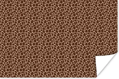 Produktbild von MuchoWow® Poster Giraffe - Tiermotiv - Design 120x80 cm - Bilder
