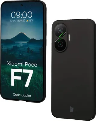 Produktbild von Handyhülle für Xiaomi POCO F7, Bizon Case Lupka, Schwarz