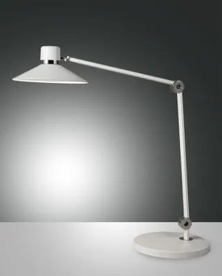 Produktbild von LED Schreibtischlampe Metall Dimmer 85 cm Weiß 3000/4000/5000/6000 K 1020 lm Modern Tischlampe