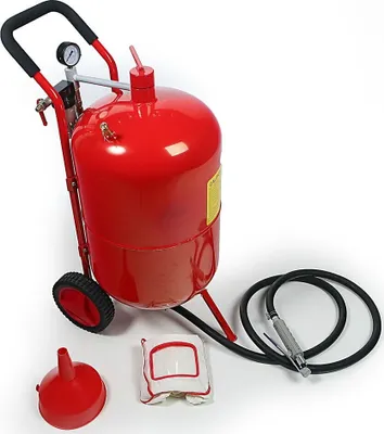 Produktbild von Sandstrahlkessel 75Liter 2,5m Schlauch Sandstrahlgerät Sandstrahler Schutzhaube