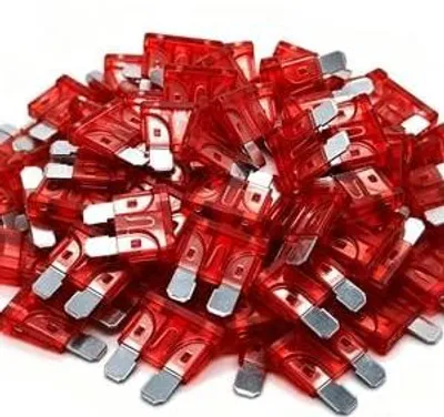 50x Standard-Autosicherungen 10A für Fahrzeug & Wohnmobil
