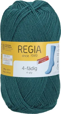 Produktbild von Schachenmayr REGIA 4-fädig Uni, 100g Petrol Handstrickgarne