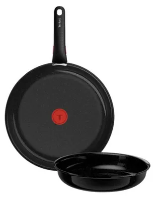 Produktbild von Tefal L27091, Frittierset, Schwarz, Aluminium, Keramik, Schwarz, Keramik, Gas, Halogen, Induktion